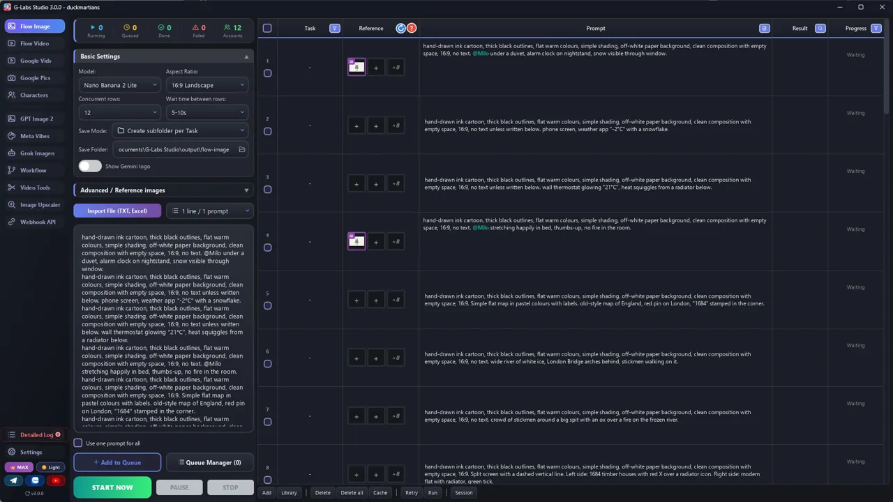G-Labs Studio · Dán toàn bộ prompt ảnh