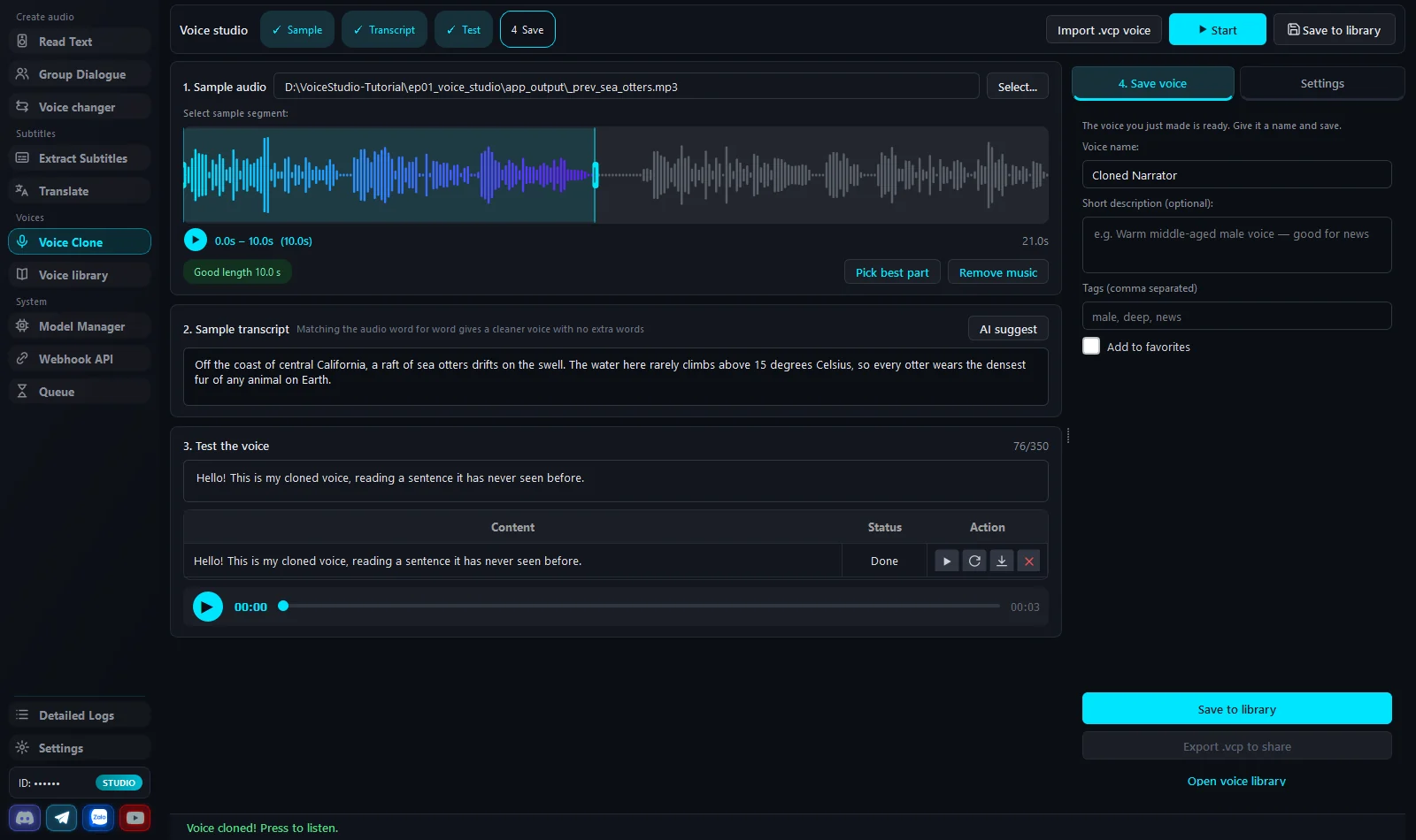 Voice Clone